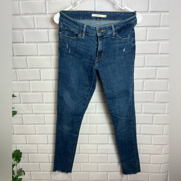 LEVIS 711 skinny Women's Blue Jeans/size 26 - Picture 3 of 11